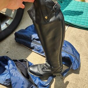 Ariat Black Leather Tall Boots